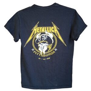 METALLICA 8 14 22 Tour Shirt - S- Metal Grunge‎ Pittsburgh Pirates RARE Fader